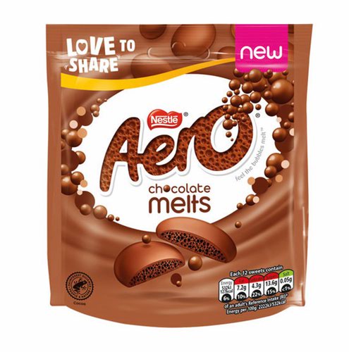 Free Aero melts chocolates when you spend £75